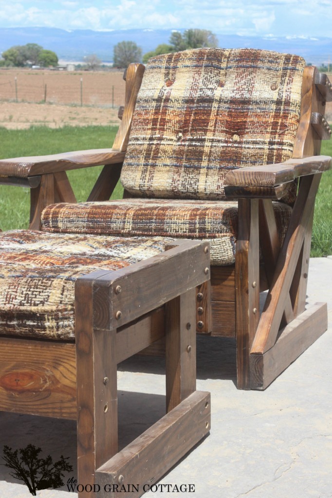 Outdoor Patio Furniture Makeover. By The Wood Grain Cottage