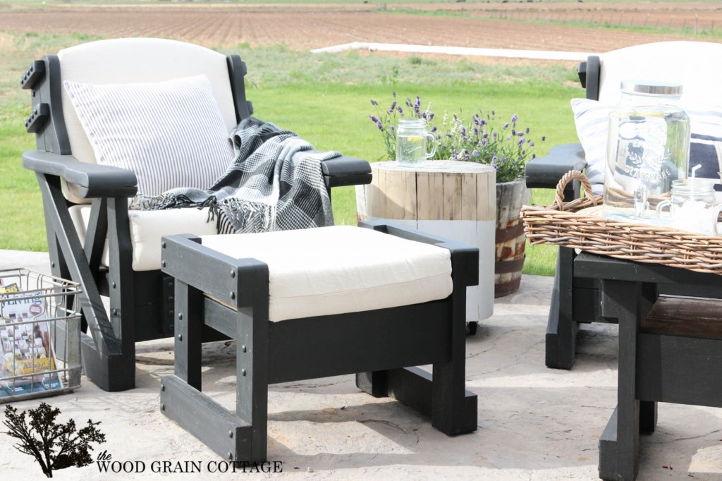 Outdoor Patio Furniture Makeover. By The Wood Grain Cottage