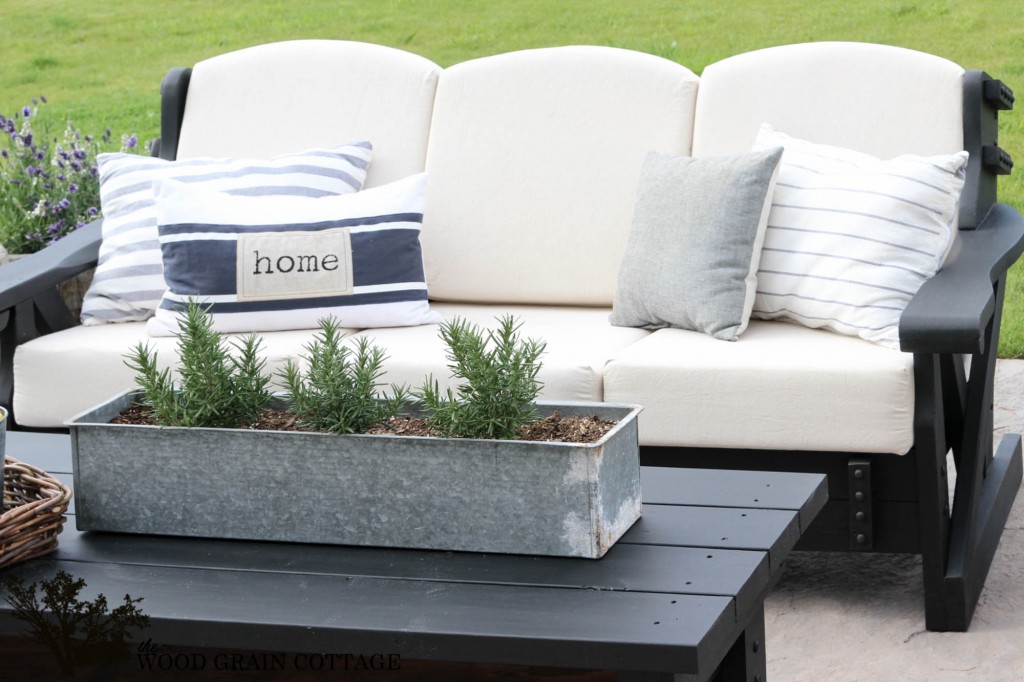 Outdoor Patio Furniture Makeover. By The Wood Grain Cottage