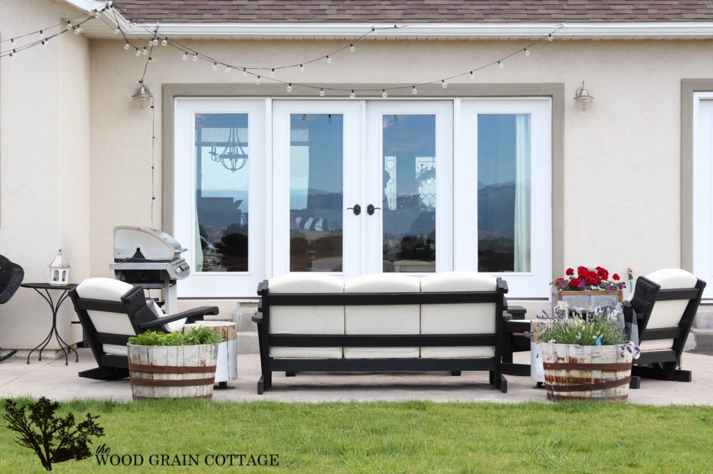 Outdoor Patio Furniture Makeover. By The Wood Grain Cottage