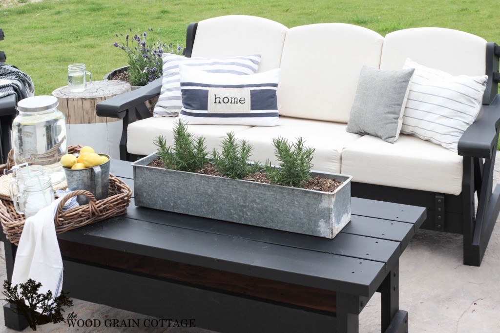 Outdoor Patio Furniture Makeover. By The Wood Grain Cottage
