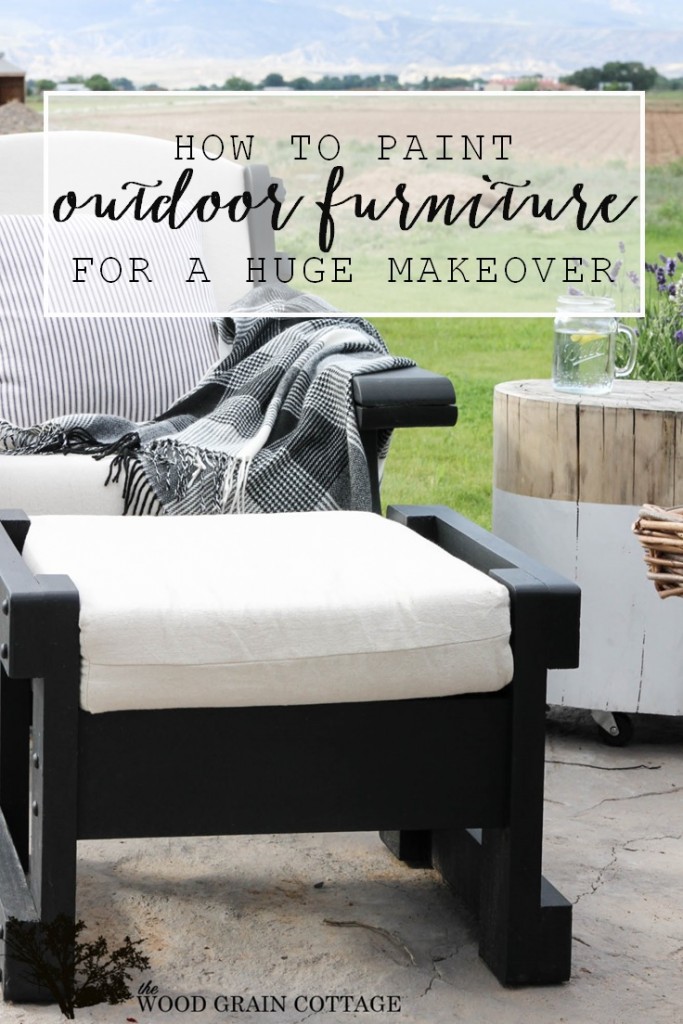 Outdoor Patio Furniture Makeover. By The Wood Grain Cottage