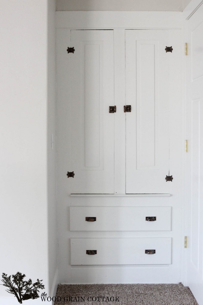 How To Remove Paint From Cabinet Hardware by The Wood Grain Cottage