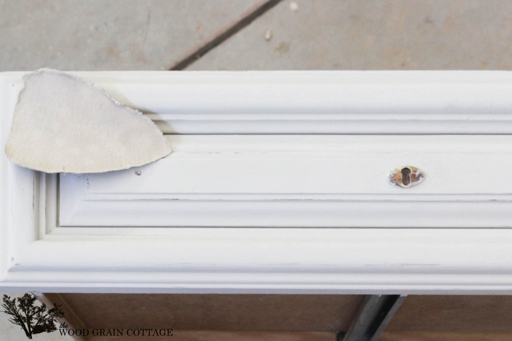 Bedroom Night Stand Makeover by The Wood Grain Cottage