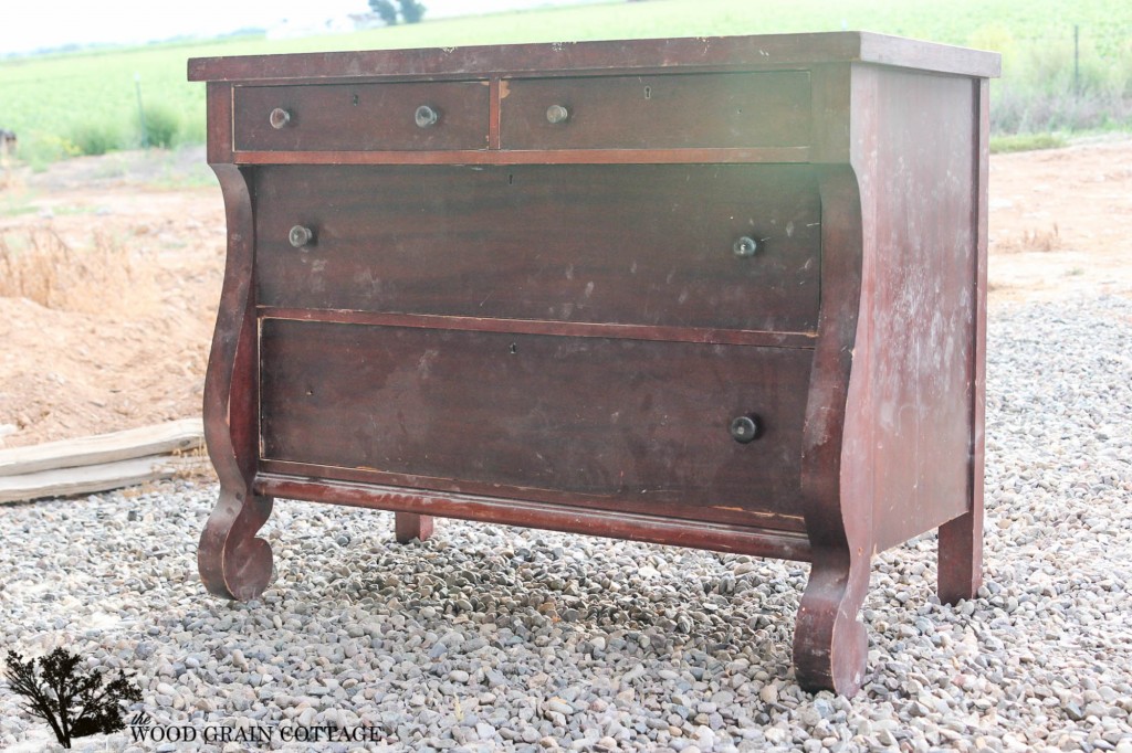 Master Bedroom Dresser Makeover by The Wood Grain Cottage