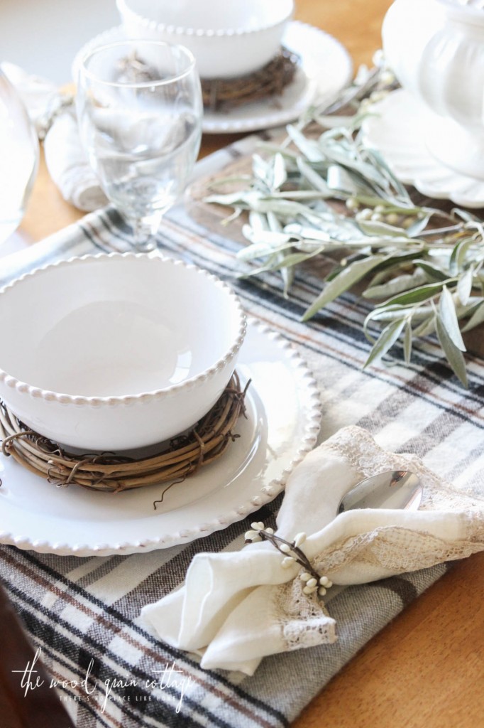 Fall Table Setting by The Wood Grain Cottage 