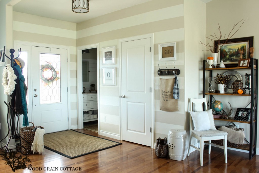 Fall Entryway by The Wood Grain Cottage