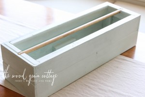 Ribbon Caddy. Handmade by The Wood Grain Cottage