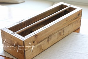 Ribbon Caddy. Handmade by The Wood Grain Cottage