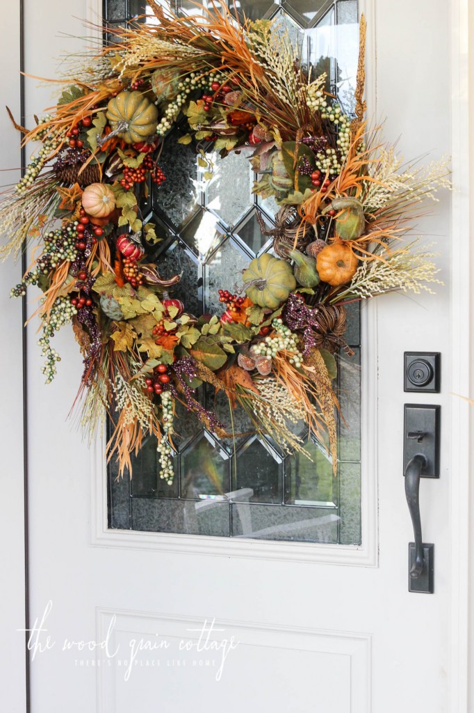 How To Make Your Own Fall Wreath by The Wood Grain Cottage