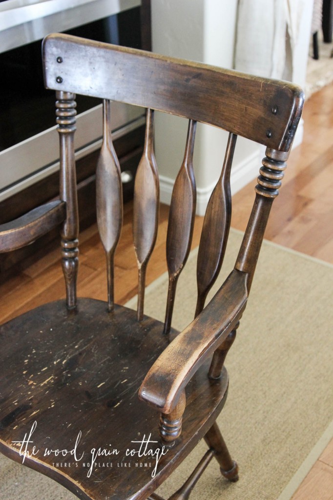 Black Dining Room Chair Makeover by The Wood Grain Cottage