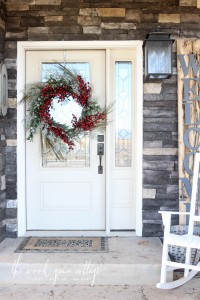 Front Porch Decorating by The Wood Grain Cottage