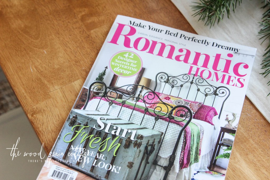 Romantic Homes Magazine Feature by The Wood Grain Cottage