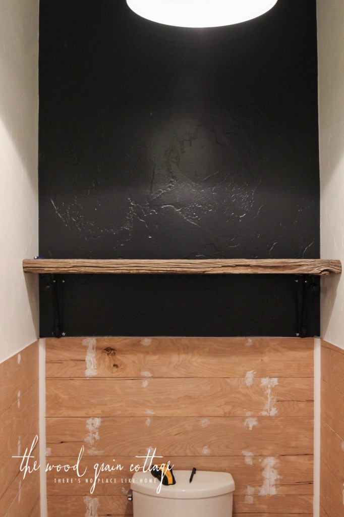 Shelves In The Master Bathroom by The Wood Grain Cottage