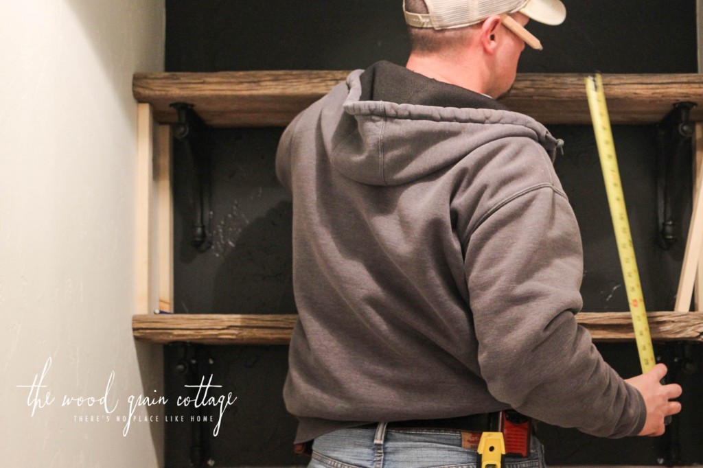 Shelves In The Master Bathroom by The Wood Grain Cottage