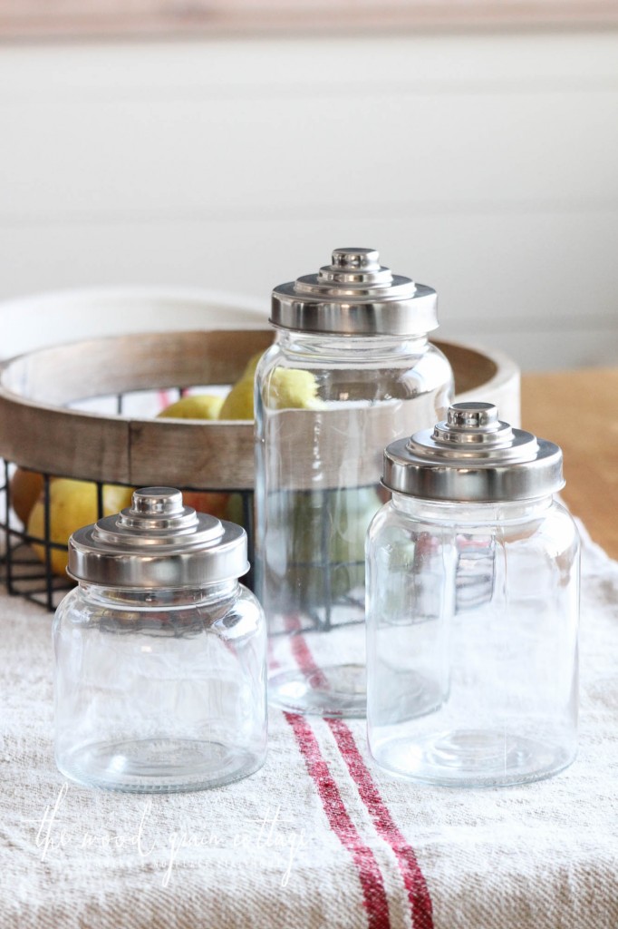 Apothecary Jars- Set of 3- from The Wood Grain Cottage-4