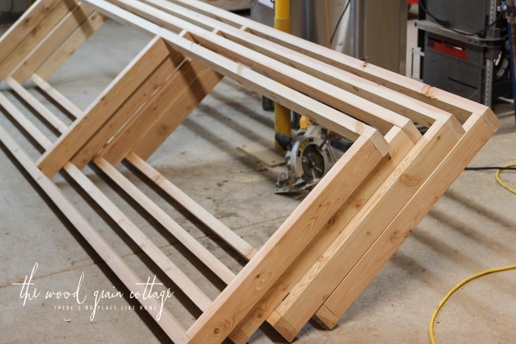 DIY Basement Shelving - The Wood Grain Cottage