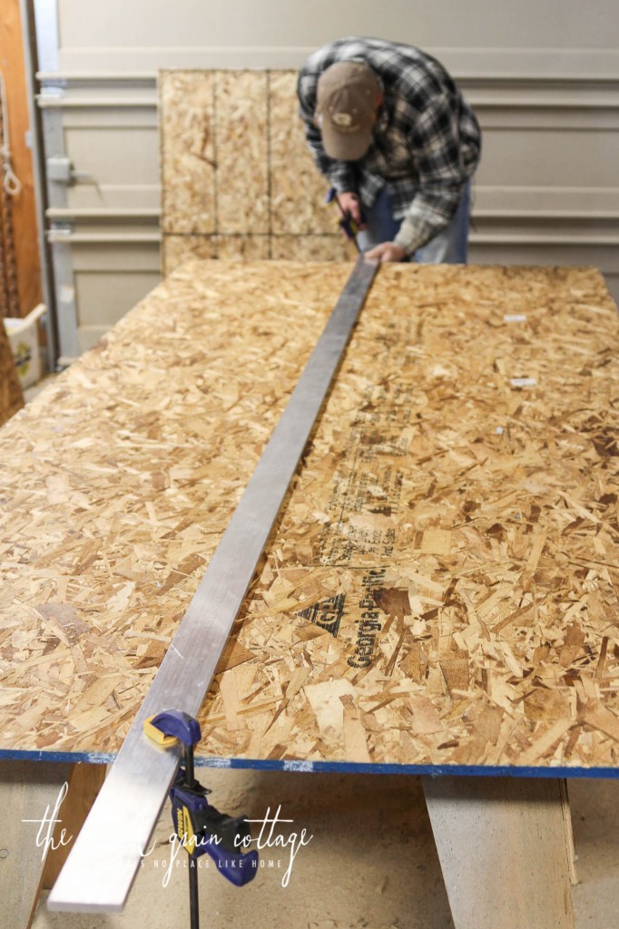 DIY Basement Shelving by The Wood Grain Cottage