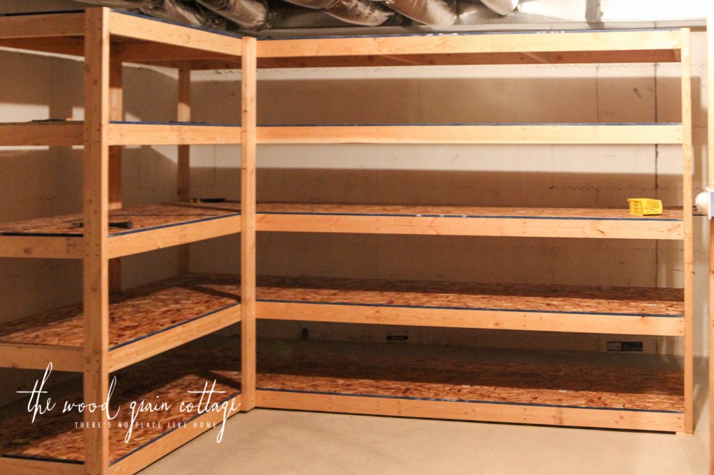 How to Make Basement Storage Shelf - Affordable & Functional