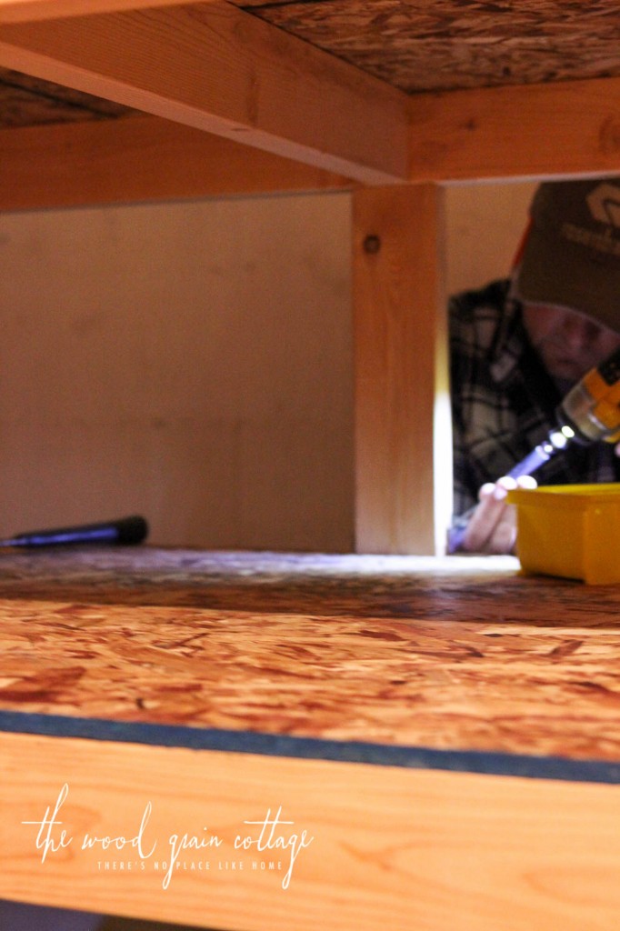 DIY Basement Shelving - The Wood Grain Cottage