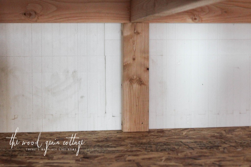 DIY Basement Shelving by The Wood Grain Cottage