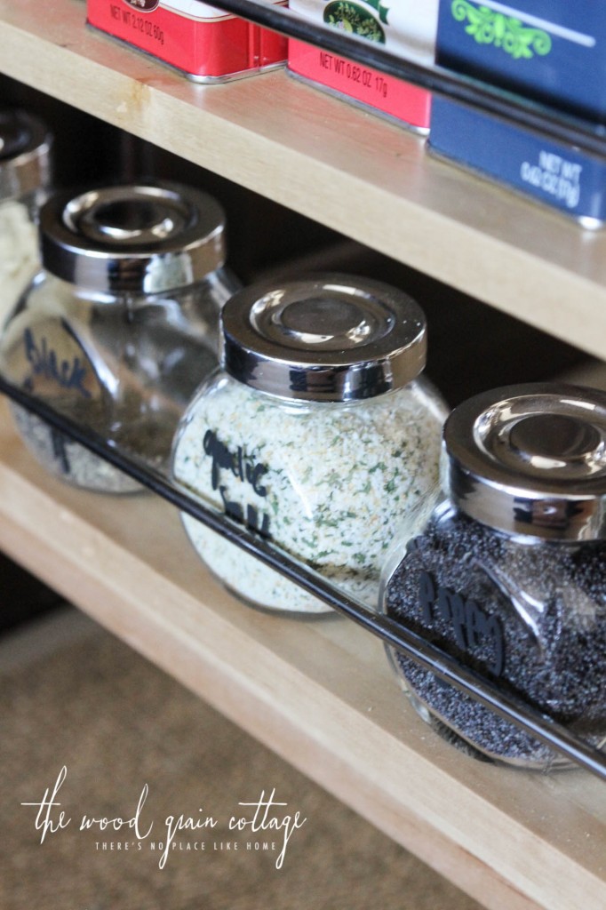 How I Organize Our Baking Canisters - The Wood Grain Cottage