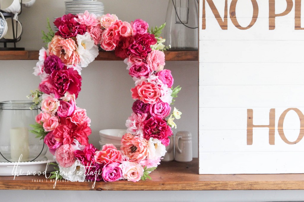 How to Make Floral Fillable Letters