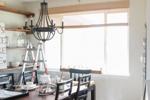 New Dining Room Curtains by The Wood Grain Cottage