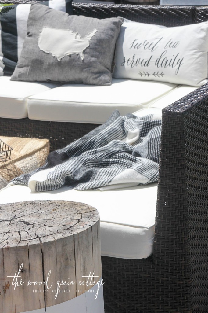 Outdoor Patio Furniture by The Wood Grain Cottage