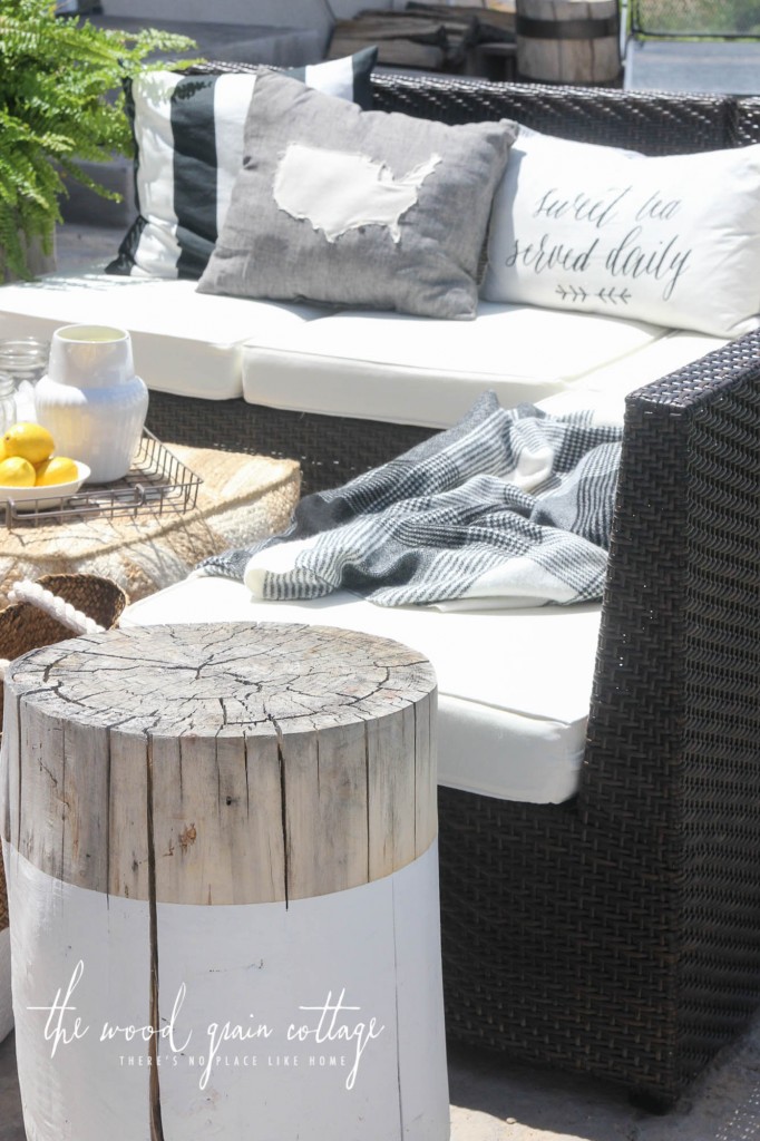 Outdoor Patio Furniture by The Wood Grain Cottage