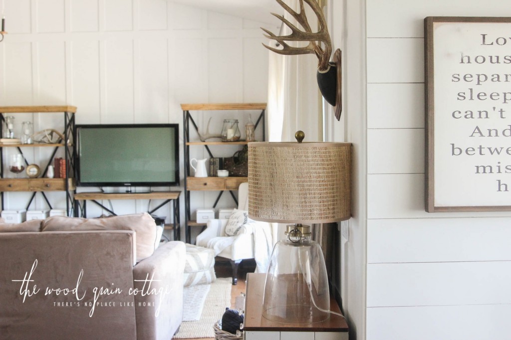 New Living Room Shelving by The Wood Grain Cottage