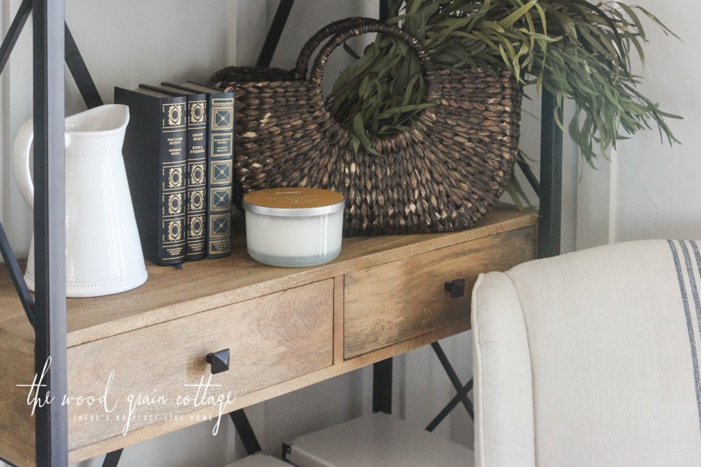 New Living Room Shelving by The Wood Grain Cottage