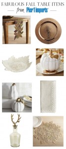 Fabulous Fall Table Items From Pier 1 by The Wood Grain Cottage