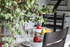 Fall Table Setting by The Wood Grain Cottage