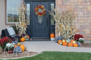 Fall Front Porch by The Wood Grain Cottage