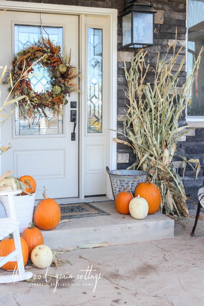 Fall Front Porch by The Wood Grain Cottage