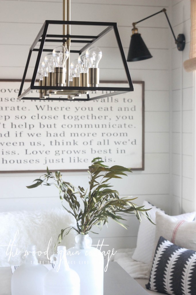 New Breakfast Nook Light by The Wood Grain Cottage