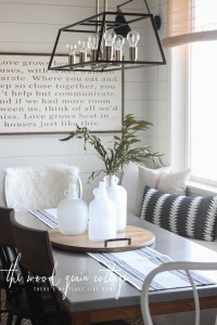 New Breakfast Nook Light by The Wood Grain Cottage