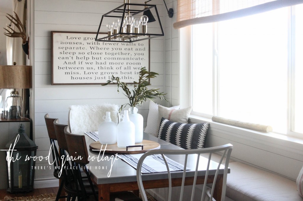 New Breakfast Nook Light by The Wood Grain Cottage