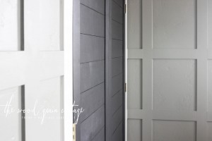 New Office Closet Doors by The Wood Grain Cottage