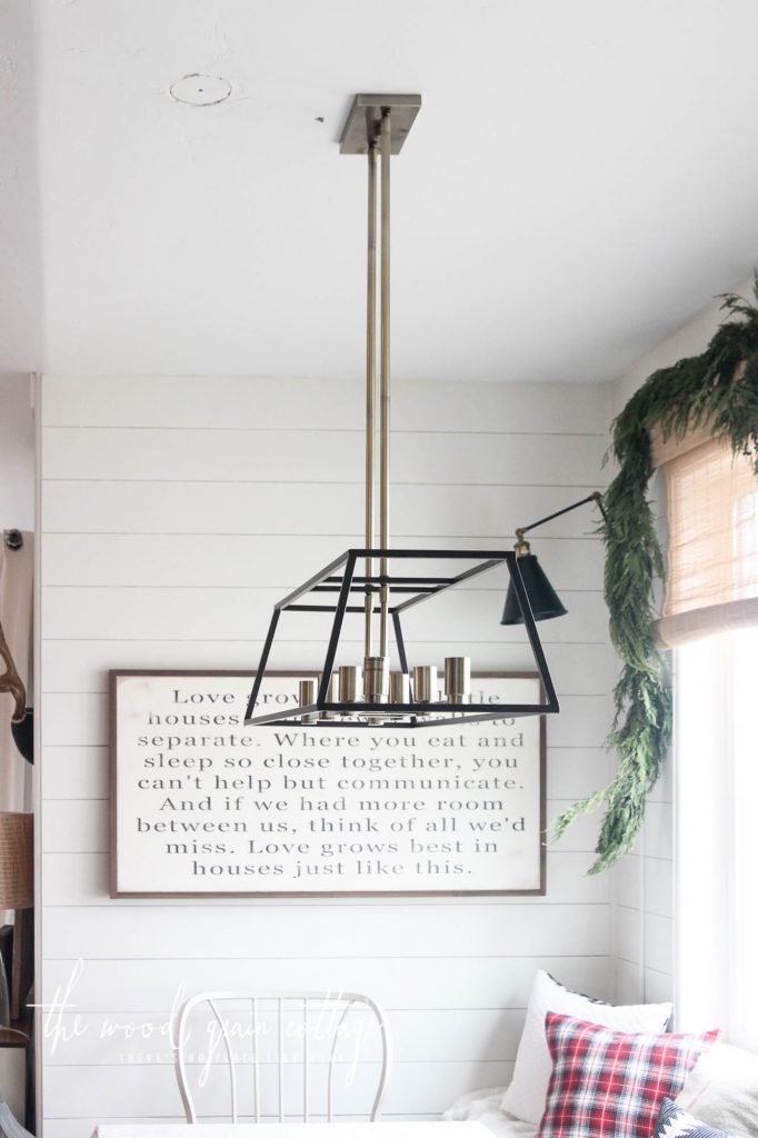 New Breakfast Nook Light by The Wood Grain Cottage