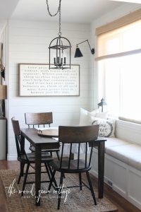 New Breakfast Nook Light by The Wood Grain Cottage