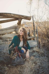 Fashion Friday: Green Lace Bomber Jacket by The Wood Grain Cottage