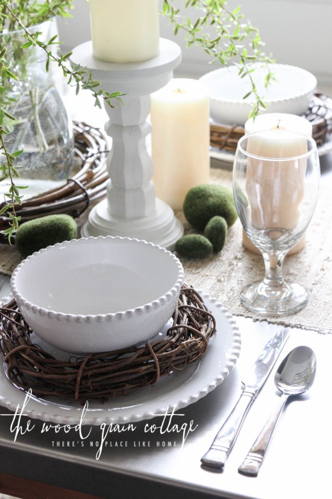 Setting The Table For Easter by The Wood Grain Cottage