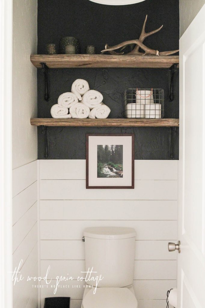 Bathroom Nook Floating Shelves