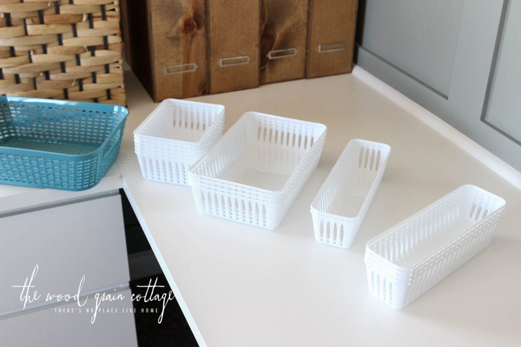 How To Organize Desk Drawers... The Cheap Way by The Wood Grain Cottage