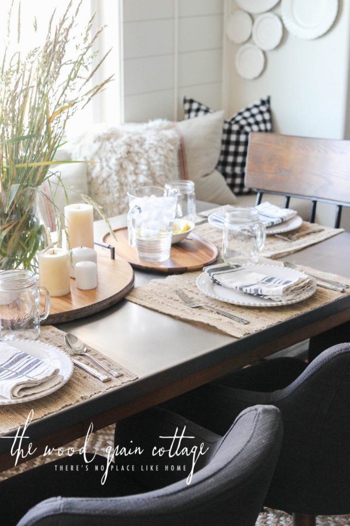 Summer Table Setting by The Wood Grain Cottage