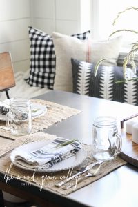 Summer Table Setting by The Wood Grain Cottage