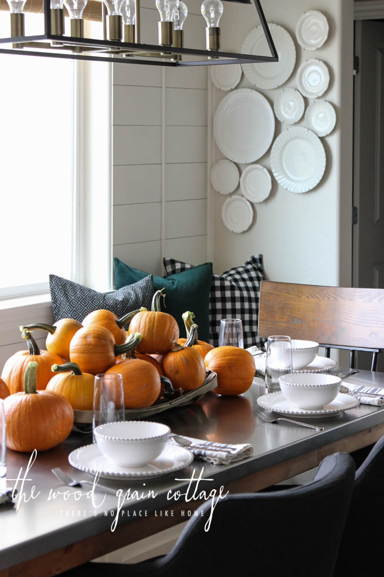 Pumpkin Fall Table by The Wood Grain Cottage