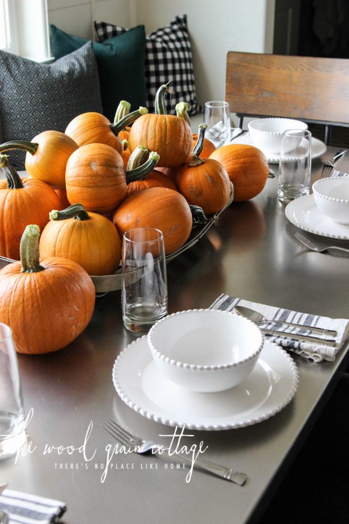 Pumpkin Fall Table by The Wood Grain Cottage